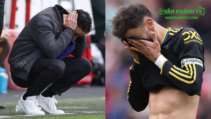 Ruben Amorim chịu áp lực nặng nề sau thất bại 3-1 trước Brentford.